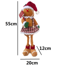 Cargar imagen en el visor de la galería, Muñeco Galleta Jenjibre de Navideño Para Decoración de Navidad