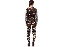 Cargar imagen en el visor de la galería, Disfraz Soldado Militar Mujer Adulto Camuflaje Carnaval Fiesta Teatro juego