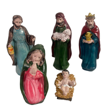 Cargar imagen en el visor de la galería, Nacimiento Belen figuras 9 piezas 11 cm Navidad, jesús, escena belén pesebre