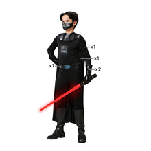 Cargar imagen en el visor de la galería, Disfraz Galaxia negro con Capa y Cinurón de Niño Infantil para Carnaval Fiesta Teatro