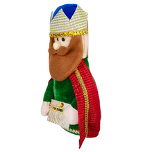 Cargar imagen en el visor de la galería, Conjunto de 3 Figuras Reyes Magos de Tela para Decoración de Navidad y el Día de Reye 13x10x31 cm