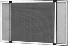 Cargar imagen en el visor de la galería, Mosquitera con Marco Blanco extensible de aluminio adaptable a ventanas, anti-insectos (mosquitos o moscas)