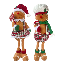 Cargar imagen en el visor de la galería, Muñeco Galleta Jenjibre de Navideño Para Decoración de Navidad