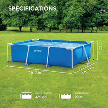 Cargar imagen en el visor de la galería, Intex 28270NP Small Frame - Piscina Desmontable, 220 x 150 x 60 cm, 1.662 litros, Color Azul