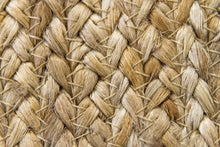 Cargar imagen en el visor de la galería, Alfombra redonda trenzada de yute – Diámetro 110 cm