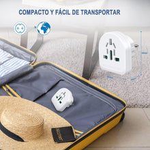 Cargar imagen en el visor de la galería, Adaptador de enchufe universal para toma de viaje, toma de corriente de pared