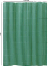 Cargar imagen en el visor de la galería, Valla Cañizo PVC de Media Caña verde Densidad 1000 g/m2 Valla de Ocultación, Protección Visual Privacidad