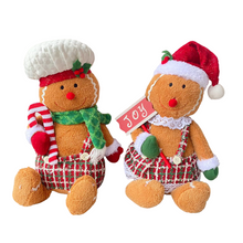 Cargar imagen en el visor de la galería, Muñeco Galleta Jenjibre de Navideño Para Decoración de Navidad