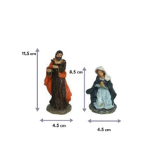 Cargar imagen en el visor de la galería, NACIMIENTO 9 PIEZAS 12CM NAVIDAD BELÉN ESCENA PESEBRE FIGURAS 12 CM