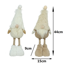 Cargar imagen en el visor de la galería, Gnomo Navideño de Peluche Decorativo con Piernas Largas - 44 cm