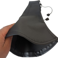 Cargar imagen en el visor de la galería, Funda para Freno de Mano Universal de Coche – Polipiel Negra, 31x15 cm, Protector de Palanca Estacionamiento, Fácil de Instalar