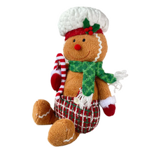 Cargar imagen en el visor de la galería, Muñeco Galleta Jenjibre de Navideño Para Decoración de Navidad