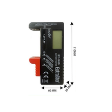 Cargar imagen en el visor de la galería, Comprobador de Batería Digital Universal, Comprobador de Pilas Digital Medidor Voltaje Pilas, para AA, AAA, C, D, 9V, 1.5V, Pilas de Botón