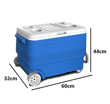 Cargar imagen en el visor de la galería, Nevera Portatil Plástico Rigido Para Camping Acampana y Senderrismo Alimentos bebidas