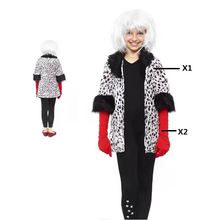 Cargar imagen en el visor de la galería, Disfraz Villana Cruel Niña infantil Carnaval Teatro Fiesta