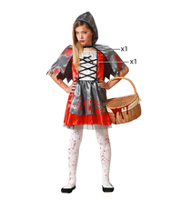 Cargar imagen en el visor de la galería, Disfraz Caperucita Roja Sangrieta Infantil Niña, Bebé para Halloween Carnaval Teatro