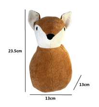 Cargar imagen en el visor de la galería, Bonito ratón con bufanda, perro, gato, saco para puerta, tope de puerta de relleno de arena, animales pesados, 1 kg, bonita decoración del hogar, juguete para niños (gris)