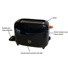 Cargar imagen en el visor de la galería, Tostadora de Pan de Sandwich 700w, Sandwichera MasterChef