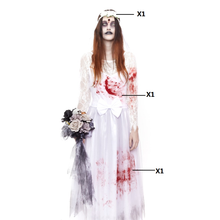 Cargar imagen en el visor de la galería, Disfraz Novia de la Muerte Mujer Adulto Para Halloween Carnval, Novia Muerta