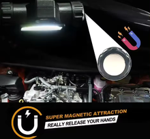 Cargar imagen en el visor de la galería, Linterna de cabeze frontal led recargables ajustable 2 modos 127LM IP20 Magenética para campo, camping al aire libre, escalada de montaña y minería y reparación de automóviles