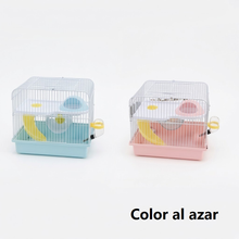 Cargar imagen en el visor de la galería, Jaula para Hámster de Dos Niveles con Accesorios – Diseño Compacto y Divertido – Envío de Color Aleatorio