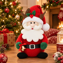 Cargar imagen en el visor de la galería, Santa Claus Navidad, figura navideña, decoración navideña, Papá Noel rojo, adorno de Navidad 2 Modelos Surtidos al Azar, 20 x 14 x 27 cm