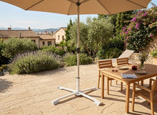 Cargar imagen en el visor de la galería, Base para Sombrilla de Playa y Jardín Plegable de Hierro Soporte Cruzado para Poste de 25-32 mm Exterior Camping Terraza
