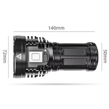 Cargar imagen en el visor de la galería, Linterna Recargable 8 LED De Alta Potencia 5W 350 LM 4 Modos con Luz Lateral COB - Maxia Market