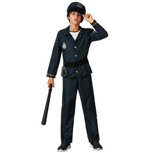 Cargar imagen en el visor de la galería, Disfraz Policia Niño Infantil Azul Marino para Carnaval Fiesta Teatro
