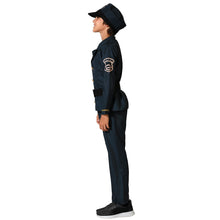 Cargar imagen en el visor de la galería, Disfraz Policia Niño Infantil Azul Marino para Carnaval Fiesta Teatro