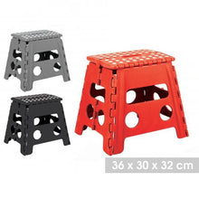 Cargar imagen en el visor de la galería, Taburete Plegable Plastico 27 cm 120 kg Seguridad Niños Multiuso Antideslizante