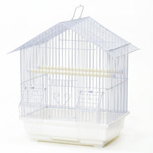 Cargar imagen en el visor de la galería, Jaula para Pájaros Pequeños y Canarios con Comederos y Perchas, 35x28x46 cm - Color Aleatorio