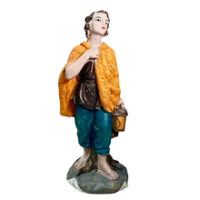 Cargar imagen en el visor de la galería, Set de 4 Figuras de Belén – Pastores Jovenes 12.5 cm en Resina - Gerimport