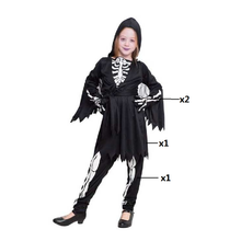 Cargar imagen en el visor de la galería, Disfraz Ejecutora Infantil Niña Para Halloween Carnaval Teatro