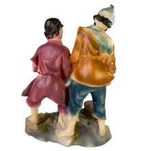 Cargar imagen en el visor de la galería, Escena Belen Matanza de oveja Resina para decoracion de navidad 7x11.5x15.5 cm