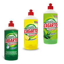Cargar imagen en el visor de la galería, Lagarto - Lavavajillas Concentrado Desengrasante 750 Ml - Ultra, Limón, Aloe, Manos Delicadas, Máxima Higiene