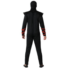 Cargar imagen en el visor de la galería, Disfraz Ninja Hombre Adulto Negro para Carnaval Fiesta Teatro