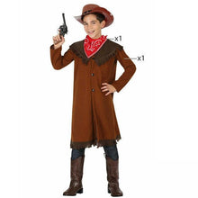 Cargar imagen en el visor de la galería, Disfraz Vaquero Niño Infantil Marrón para Carnaval Fiesta