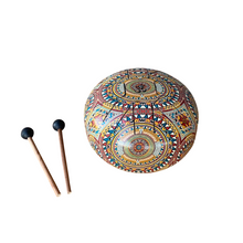 Cargar imagen en el visor de la galería, Tambor de LENGÜETA de Metal 21,5CM Tambor de lengua, 8 notas, instrumento de percusión con bolsa de transporte