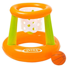 Cargar imagen en el visor de la galería, Canasta de baloncesto hinchable para Piscina con mini pelota incluida Intex 58504