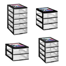 Cargar imagen en el visor de la galería, Cajonera de Cajones pequeños plástico almacenaje para ordenar hogar guardar el material de oficina u otros elementos