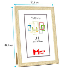 Cargar imagen en el visor de la galería, Marco de Foto Haya Hecho de Madera, Ancho de Bastidor 2 cm con Acabado Elegante
