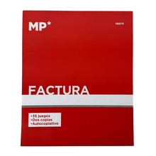 Cargar imagen en el visor de la galería, Talonario de facturas 2 copias 35 Juegos Autocopiativo 21 x 25.6 cm Pack 6 Unds.