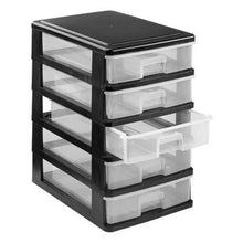 Cargar imagen en el visor de la galería, Cajonera de Cajones pequeños plástico almacenaje para ordenar hogar guardar el material de oficina u otros elementos