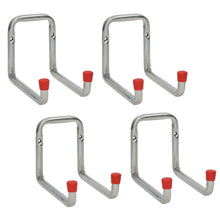 Cargar imagen en el visor de la galería, Gancho multifuncional Doble tubo, juego de 4 Ganchos de Pared para Bicicleta