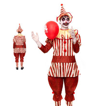 Cargar imagen en el visor de la galería, Disfraz Payaso Loco Hombre Adulto para Halloween Carnaval Teatro