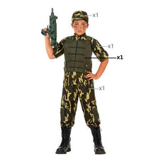 Cargar imagen en el visor de la galería, Disfraz Soldado Militar Camuflaje Niño Infantil para Carnaval Fiestas