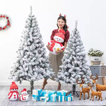 Cargar imagen en el visor de la galería, Árbol de Navidad de Nevada blanca de alta calidad varios tamaños