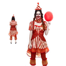 Cargar imagen en el visor de la galería, Disfraz Payasa Loca Mujer Adulto Para Halloween Carnaval Teatro