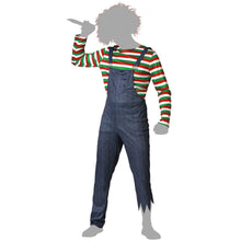 Cargar imagen en el visor de la galería, Disfraz Muñeco Asesino Sangriento Hombre Adulto Para Hallowen Carnaval Fiesta Teatro, Disfraz de Hallowen Carnava